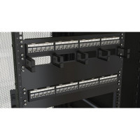 Фальш-панель Hyperline BPV-0.5-RAL9005 на 0.5U, цвет черный (RAL 9005) 248722