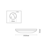 Настенно-потолочный светильник ODEON LIGHT E14 4*40W PELOW 4957/4