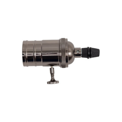 Подвесной патрон TDM ELECTRIC Е27 с выключателем, металлический "Лофт", черный SQ0335-0067