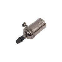 Подвесной патрон TDM ELECTRIC Е27 с выключателем, металлический "Лофт", черный SQ0335-0067