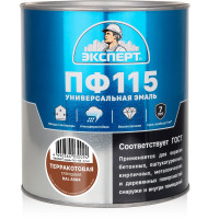 Эмаль Эксперт ПФ-115 глянцевая, терракотовая, RAK 8004 2.7 кг 34133