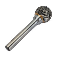 Борфреза сферическая (тип D; 16х14 мм, хвостовик 6 мм) KORNOR 342161406