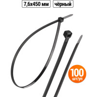 Хомут TDM ELECTRIC 7,6x450 мм, нейлон, черный, 100 шт. SQ0515-0226