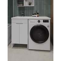 Напольная тумба ORANGE Optima с левой раковиной, под стиральную машину OPD-110TUW+RAL