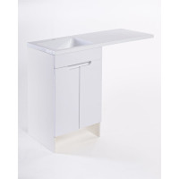 Напольная тумба ORANGE Optima с левой раковиной, под стиральную машину OPD-110TUW+RAL