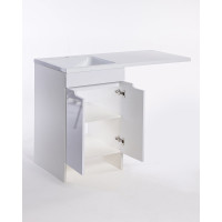 Напольная тумба ORANGE Optima с левой раковиной, под стиральную машину OPD-110TUW+RAL