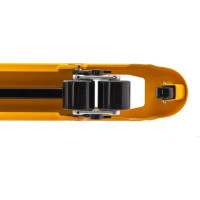 Гидравлическая тележка RHIHO Plus с короткими вилами и резиновыми колесами 80SRDP