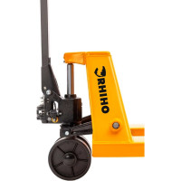 Гидравлическая тележка RHIHO Plus с короткими вилами и полиуретановыми колесами 80SPDP