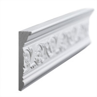 Карниз Decomaster с рисунком, подходит к натяжному потолку, 90х20х2000 мм D226A