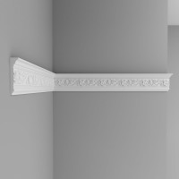 Карниз Decomaster с рисунком, подходит к натяжному потолку, 90х20х2000 мм D226A