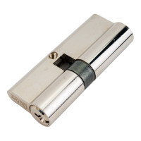 Цилиндр замка DORF ключ/ключ, английский, 5 ключей, никель 3545 DÖRF_80(35*45), k/k
