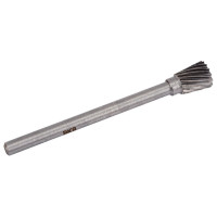 Борфреза твердосплавная с обратным конусом N06 07М03 (6x7х3x48 мм; 10 градусов; спиральная насечка) CNIC 59456