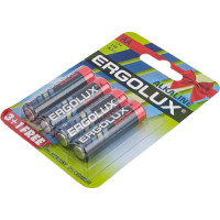 Батарейка Ergolux Alkaline LR6 BL 3+1FREE LR6 BL3+1, 1.5В, блистер 4 шт. 12866