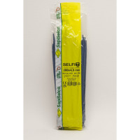 Стяжки SapiSelco металлодетектируемые, самозатухающие, синего цвета, 4.5x200 мм, полиамид 6.6, уп. 100 шт. DET.11.2123R