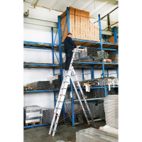 Трехсекционная лестница Эйфель Ювелир Плакат 3х14