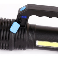 Аккумуляторный фонарь Ultraflash LED53765 4В, черный 2LED, 3 Вт, 4 режима USB 14665