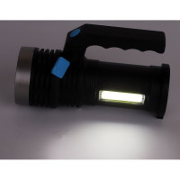 Аккумуляторный фонарь Ultraflash LED53765 4В, черный 2LED, 3 Вт, 4 режима USB 14665