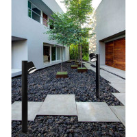 Садово-парковый светильник FERON DH1005, столб, GX53 230V, черный, 11710