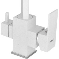 Смеситель для кухни WISENT с подводкой питьевой воды, белый W4333-3-18