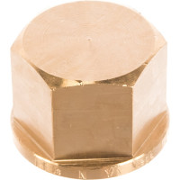 Заглушка Viega В, 1/2", бронза RX, с многогранником 266660