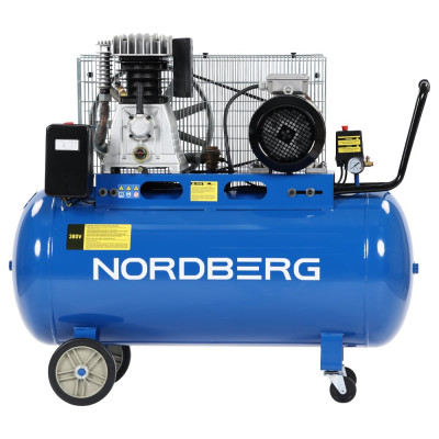 Поршневой компрессор с ременной передачей 380В NORDBERG NCE200/660