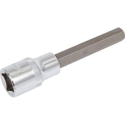 Насадка торцевая 1/2"DR с вставкой-битой Н10, 100 мм Ombra 121210