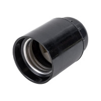 Карболитовый патрон General Lighting Systems Е27 подвесной без кольца черный GLH-E27-CAR-H-B 474004