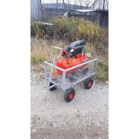 Четырехколесная тележка с откидными бортами SADOVODCART SAD44106