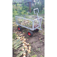 Четырехколесная тележка с откидными бортами SADOVODCART SAD44106