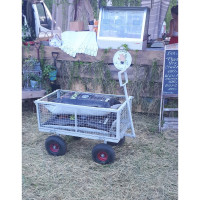 Четырехколесная тележка с откидными бортами SADOVODCART SAD44106