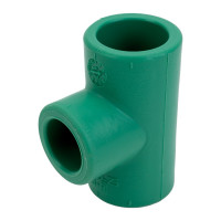 Переходной тройник Banninger полипропиленовый, зеленый, 25x20x25 мм 5521070611