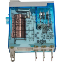Миниатюрное промышленное реле Finder 2 перекидных контакта 8А, = 24В DC, 465290240040