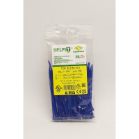 Стяжки SapiSelco синего цвета, 2.5x100 мм, полиамид 6.6, уп. 100 шт. SEL.11.202R