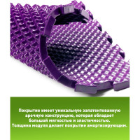 Напольное модульное покрытие ПластФактор FACTOR SPORT (10х375х375 мм; Ral 9005; 12 шт) 4630027111609