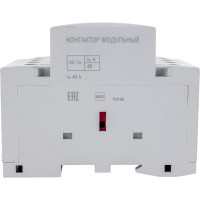 Модульный контактор IEK КМ40-40М AC/DC MKK21-40-40