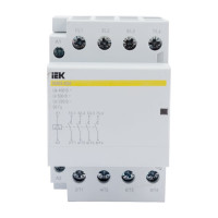 Модульный контактор IEK КМ63-40М AC/DC MKK21-63-40