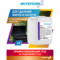 Специальное средство для удаления жиров и нагаров ИНТЕРХИМ 900 plus ПРОФЕССИОНАЛЬНАЯ КУХНЯ 5 л ih90250