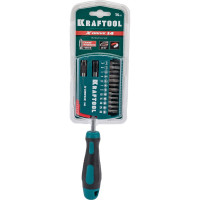 Набор: отвертка-битодержатель с насадками KRAFTOOL X-Drive-14 14 шт. 25814