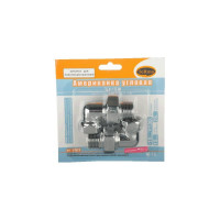 Американка для полотенцесушителя Terma угловая 1/2" в/н хром (пара) 29194