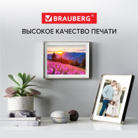Самоклеящаяся матовая фотобумага BRAUBERG ORIGINAL А4, 100 г/м2, 20 листов 364006