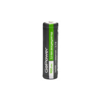 Аккумулятор GoPower Li-ion 14500 AA BL1 3.7V 900mAh с защитой высокий контакт 00-00018357