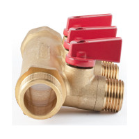 Коллектор с шаровыми кранами PROFACTOR в/н 3/4" х 3 вых 1/2"нар PF MV 264.3