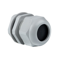 Сальник EKF PROxima PG21, IP54, d отверстия 28 мм, d провода 13-18 мм, 20 штук plc-pg-21-r