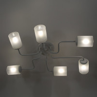 Светильник ЭЛЕТЕХ Техно 162 белый (Плафон 8461) НСБ 01-6x60-114 Е27 ИУ 1005404586