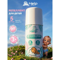 Детский спрей-аэрозоль от комаров и мошек HELP репеллентный, 90 мл 80294