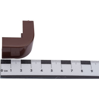 Внешний угол EKF 20х10мм, 4 шт, Plast, PROxima, под темное дерево obd-20-10x4