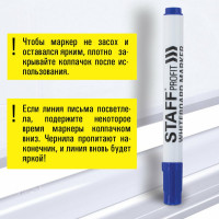 Маркеры STAFF Profit для доски, набор 4шт, ассорти, круглый наконечник, 2,5мм, 151648