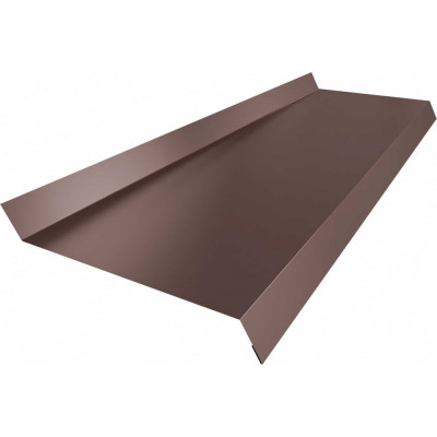 Отлив металлический profBUILD Metal 2000х50 мм, коричневый 4139