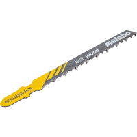 Пилка по дереву T144D Professional (5 шт; 75 мм; HCS) для лобзиков Metabo 623633000