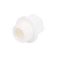 Резьбовая заглушка PRO AQUA PP-R Белая 1/2 PA15508Pb